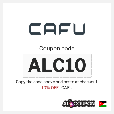 Coupon discount code for CAFU 20 Jordanian Dinar discount