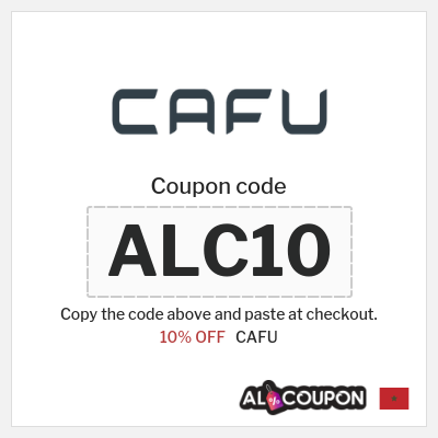 Coupon discount code for CAFU 20 Moroccan dirham discount