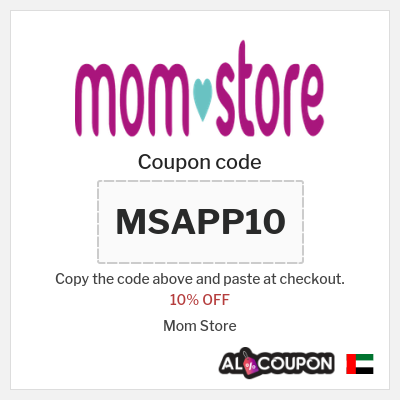 Coupon for Mom Store (MSAPP10) 10% OFF