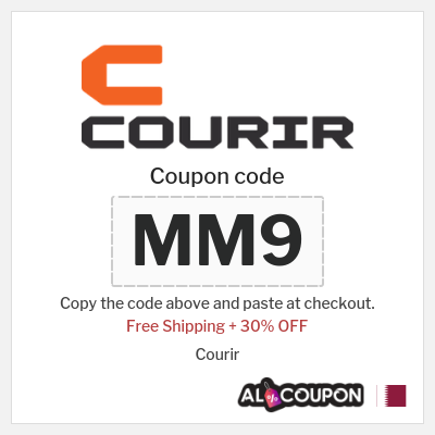 Coupon for Courir (MM9) Free Shipping + 30% OFF