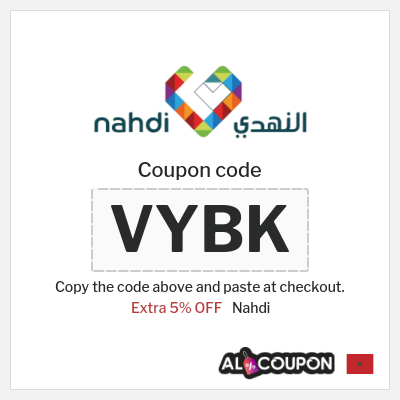 Coupon discount code for Nahdi 5% OFF