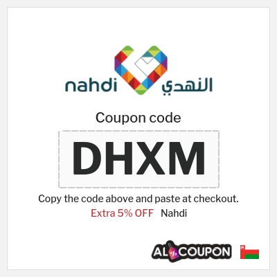 Coupon discount code for Nahdi 5% OFF