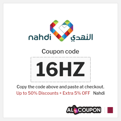 Coupon discount code for Nahdi Exclusive 5% Coupons