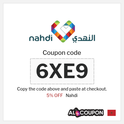 Coupon discount code for Nahdi 5% OFF