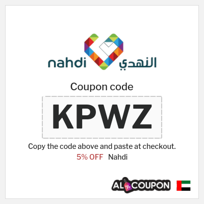 Coupon for Nahdi (KPWZ) 5% OFF
