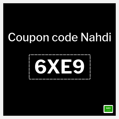 Coupon for Nahdi (6XE9) 5% OFF