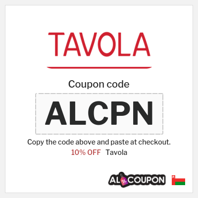 Coupon for Tavola (ALCPN) 10% OFF