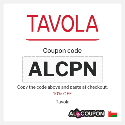 Coupon for Tavola (ALCPN) 10% OFF