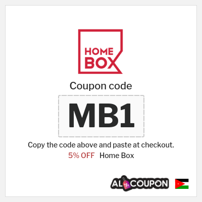 Coupon discount code for Home Box 5% Discount code