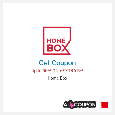 Coupon discount code for Home Box 5% Discount code
