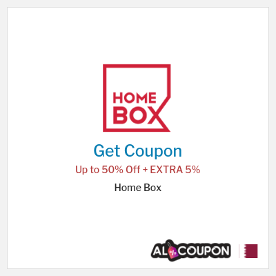Coupon discount code for Home Box 5% Discount code