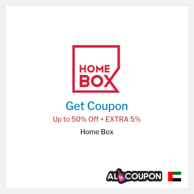 Coupon discount code for Home Box 5% Discount code