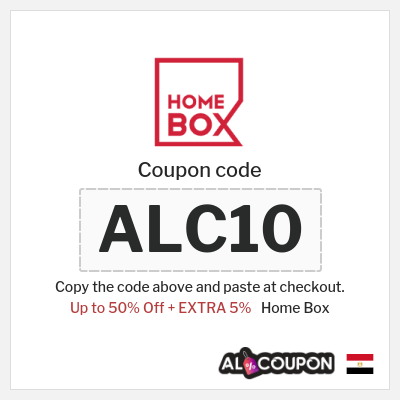 Coupon discount code for Home Box 5% Discount code