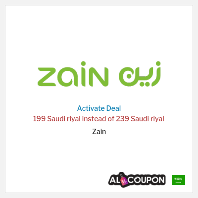 Coupon discount code for Zain 5G Home Plus Subscription for 199 Saudi riyal