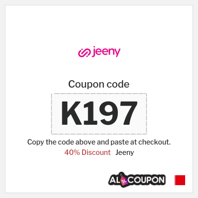 Coupon discount code for Jeeny 40% OFF New Users' Coupons