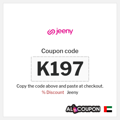 Coupon discount code for Jeeny % OFF New Users' Coupons