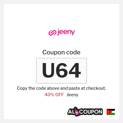 Jeeny Coupon (U64) كود خصم جيني أول مشوار 2025
