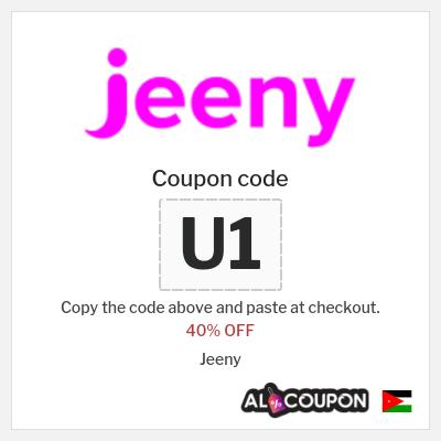Coupon for Jeeny (U1) 40% OFF