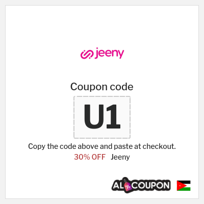 Coupon for Jeeny (U1) 30% OFF