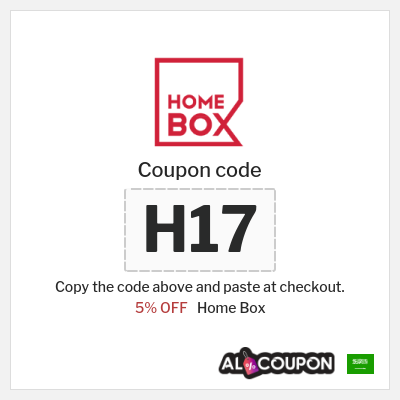 Coupon for Home Box (H17) 5% OFF
