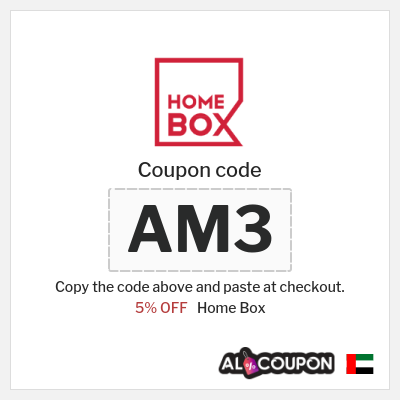 Coupon for Home Box (AM3) 5% OFF