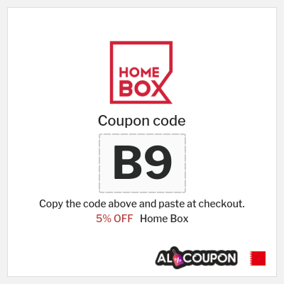 Coupon for Home Box (B9) 5% OFF