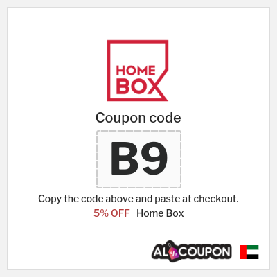 Coupon for Home Box (B9) 5% OFF