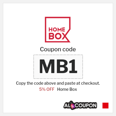Coupon for Home Box (MB1) 5% OFF