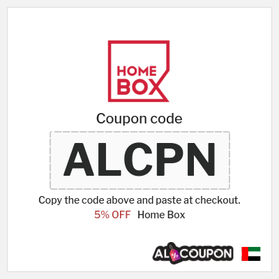 Coupon for Home Box (ALCPN) 5% OFF