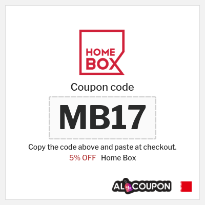 Coupon for Home Box (MB17) 5% OFF
