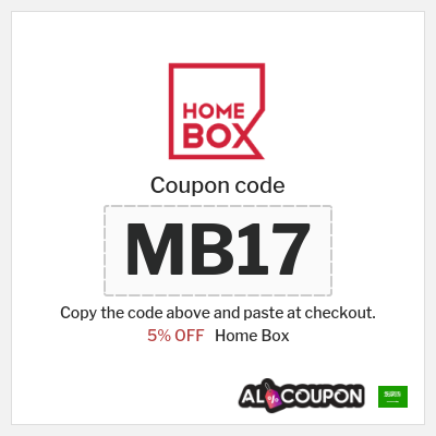Coupon for Home Box (MB17) 5% OFF