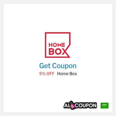 Coupon for Home Box 5% OFF