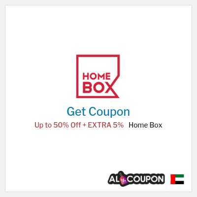 Coupon for Home Box Up to 50% Off + EXTRA 5%