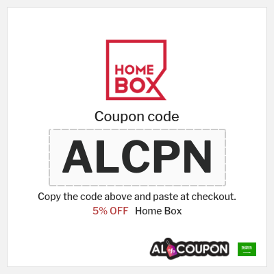 Coupon for Home Box (ALCPN) 5% OFF