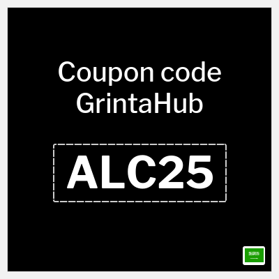 Coupon discount code for GrintaHub 10% OFF