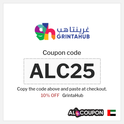 Coupon for GrintaHub (ALC25) 10% OFF