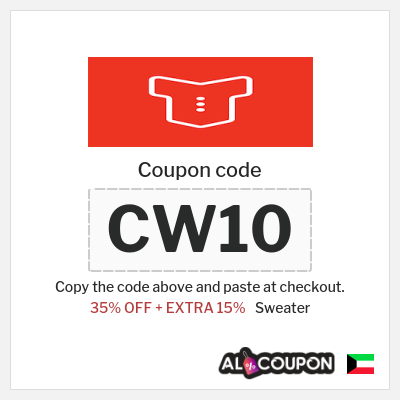 Coupon discount code for Sweater 15% OFF