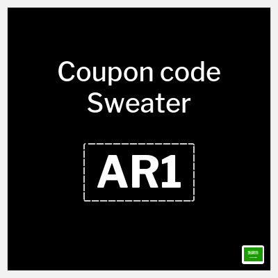 Coupon discount code for Sweater 15% OFF
