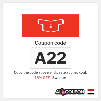 Coupon discount code for Sweater 15% OFF