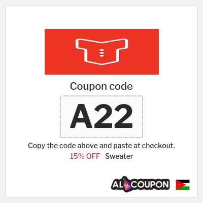 Coupon discount code for Sweater 15% OFF