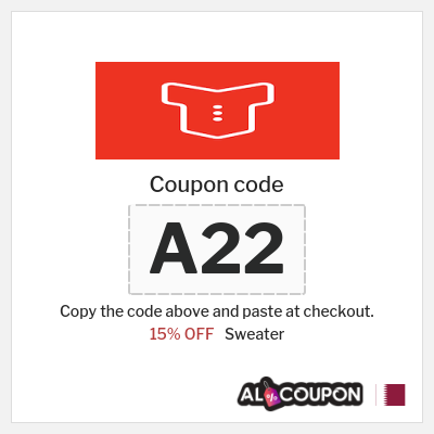 Coupon discount code for Sweater 15% OFF