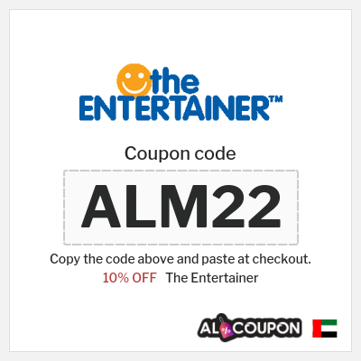 Coupon discount code for The Entertainer 10% Off All Packages