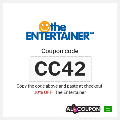 Coupon discount code for The Entertainer 10% Off All Packages