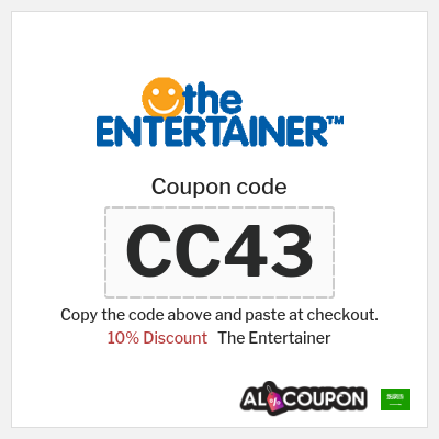 Coupon discount code for The Entertainer 10% Off All Packages
