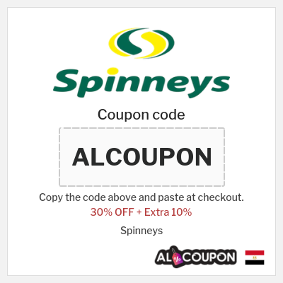 Coupon for Spinneys (ALCOUPON) 30% OFF + Extra 10%