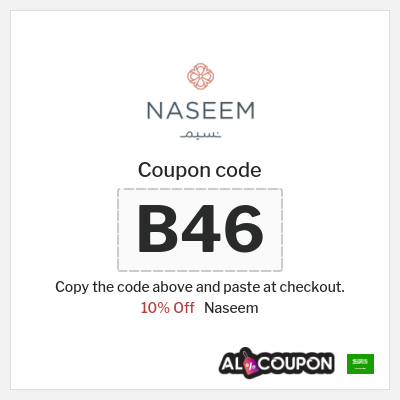 Coupon discount code for Naseem 10% Coupons