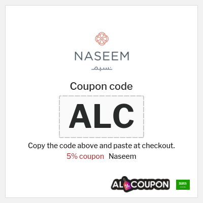 Coupon for Naseem (ALC) 5% coupon