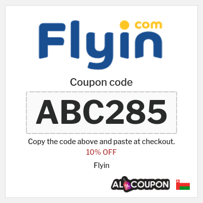 Coupon discount code for Flyin Up to 10% OFF Flights & Hotels