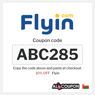 Coupon discount code for Flyin Up to 10% OFF Flights & Hotels