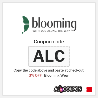 Coupon discount code for Blooming Wear 3% OFF